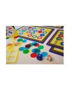 juego Colorín translúcido Henbea con cuentas de colores 2