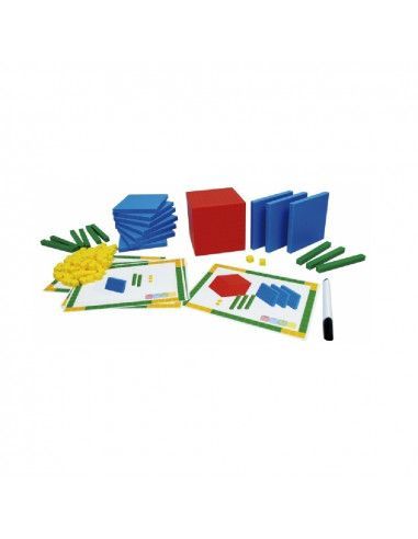 Tarjetas y cajas Base 10 Henbea para aprender matemáticas