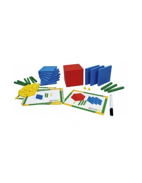 Tarjetas y cajas Base 10 Henbea para aprender matemáticas
