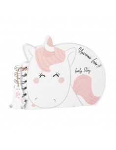 Cuaderno de la marca lovely...