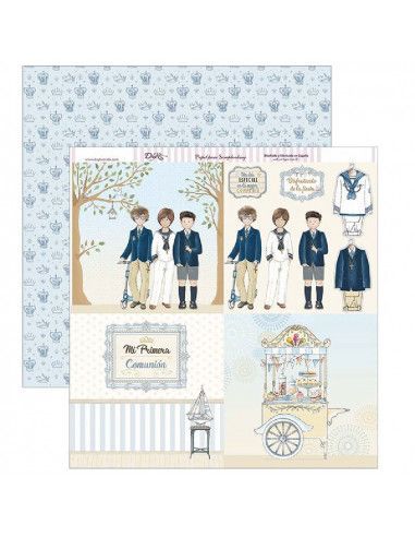 Papel niño para realizar scrapbookin...