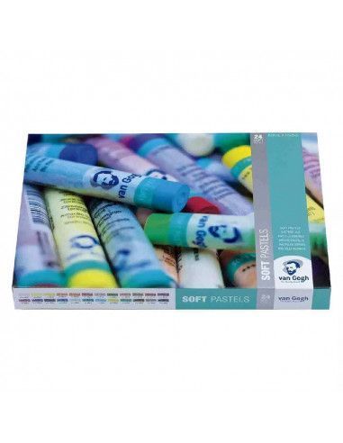 Set 24 pasteles suaves van gogh