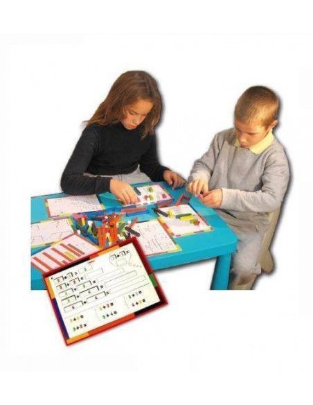 Juego de tarjetas con actividades matemáticas Henbea"