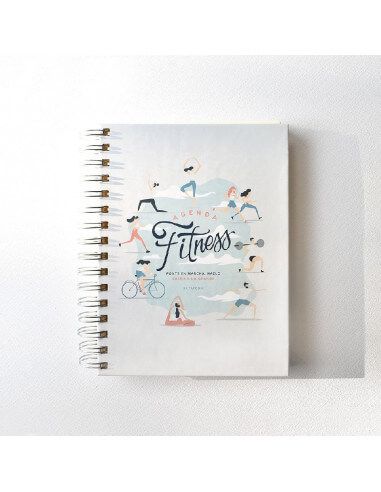 Agenda fitness medida de 22.5 x 15.5...