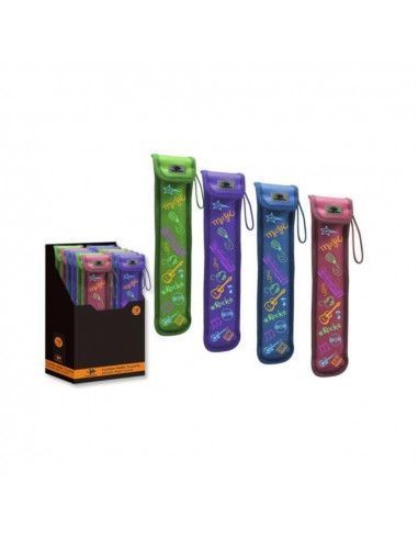 Fundas de flauta con asa do re mi