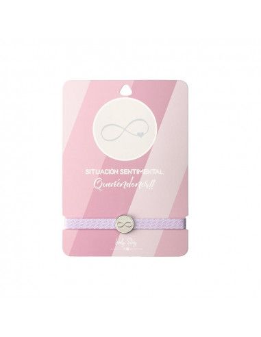 Pulsera con charm y mensaje:...
