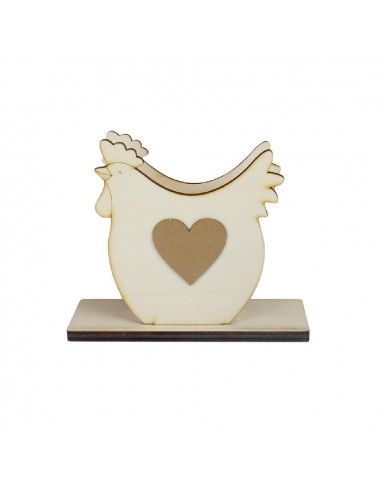 Servilletero gallina 16,5x15x6 dayka