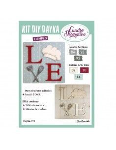 Cuadro diy love cocina...