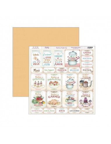 Papel scrap modelo scp-358 30,5x30,5...
