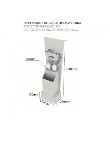 Dispensador de cartón para gel y...