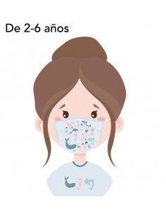 Mascarilla molona infantil...