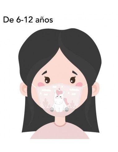 Mascarilla molona infantil...