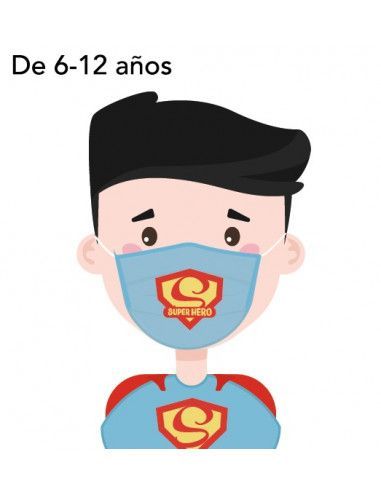 Mascarilla molona infantil...