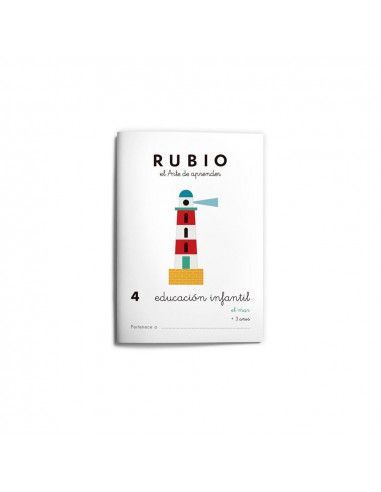 Cuaderno rubio educacion infantil 4...