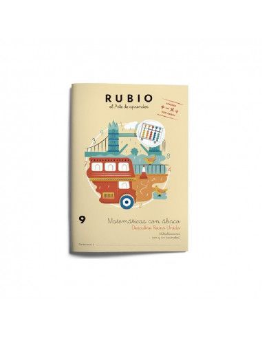 Cuaderno rubio matematicas con abaco...