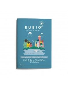 Cuaderno rubio escritura y...
