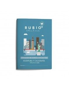 Cuaderno rubio escritura y...