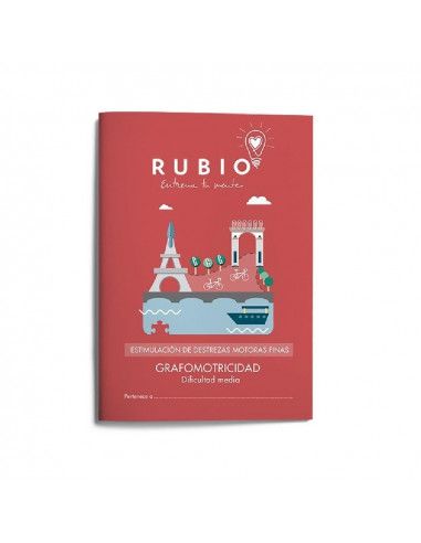 Cuaderno rubio grafomotricidad...