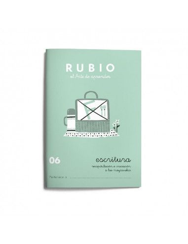 Cuaderno escritura rubio 06...