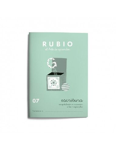 Cuaderno escritura rubio 07...