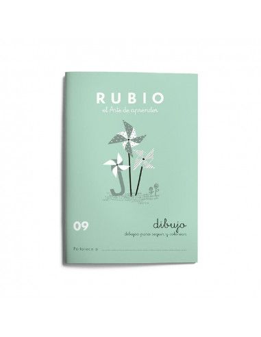 Cuaderno escritura rubio 09 dibujos...