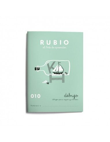 Cuaderno escritura rubio 010 dibujos...