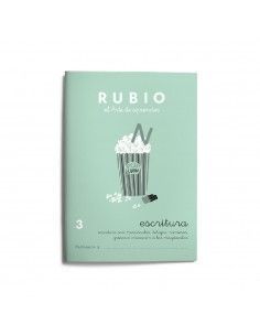 Cuaderno escritura rubio 3...