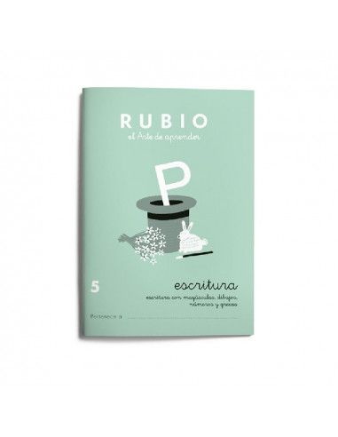Cuaderno escritura rubio 5 escritura...