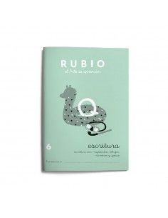 Cuaderno escritura rubio 6...