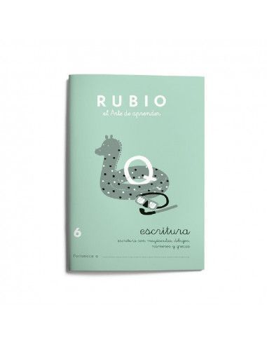 Cuaderno escritura rubio 6 escritura...