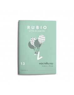 Cuaderno escritura rubio 13...