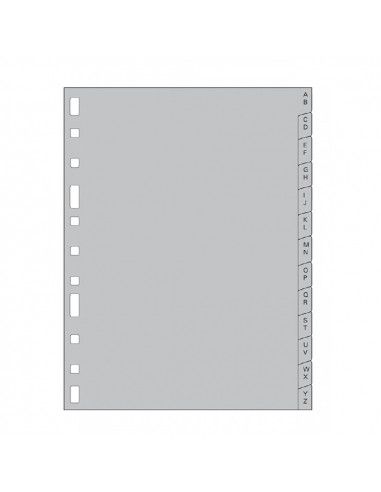 RECAMBIO INDICE ALFAB.PLASTICO/13 3002