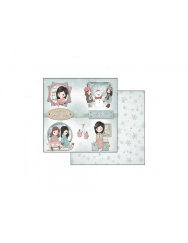 Papel para scrap de doble cara modelo...