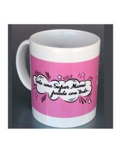 Taza "super mamá"