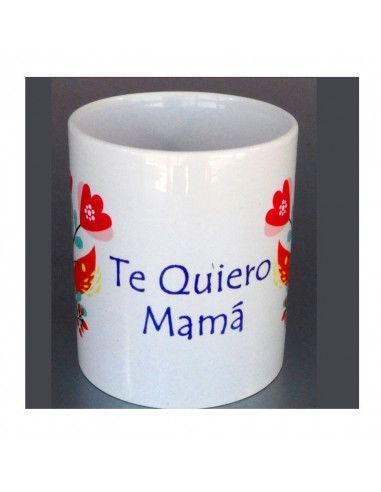 Taza "te quiero mamá"