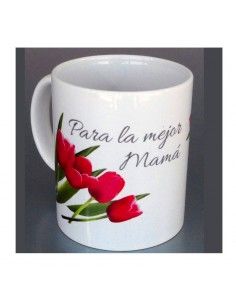 Taza tulipanes "para la...