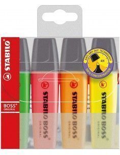 Pack 4 colores stabilo boss...