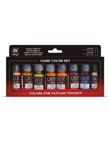 SET DE 8 COLORES ACRILICOS GAME COLOR...