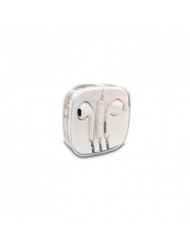 Auricular con micro blanco plugyu