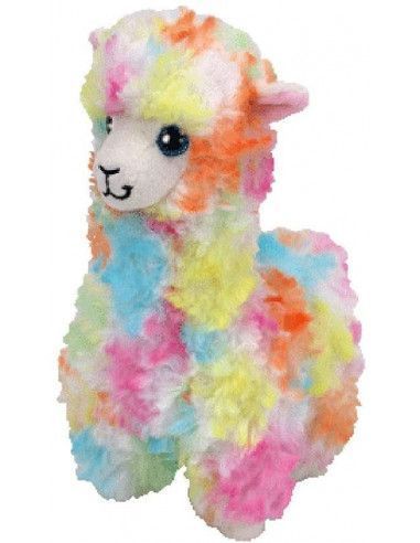 Ty peluche  lola multicolor llama 15cm