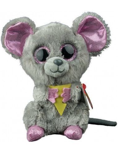 Beanie boos squeaker ratón color gris...