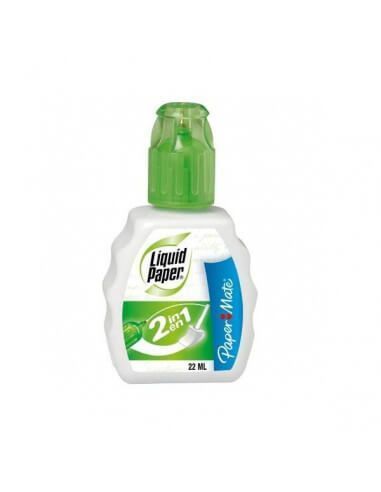 CORRECTOR LIQUID PAPER 2 EN 1 PAPER MATE 22 ML