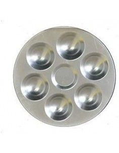 Paleta metalica circular 13cm