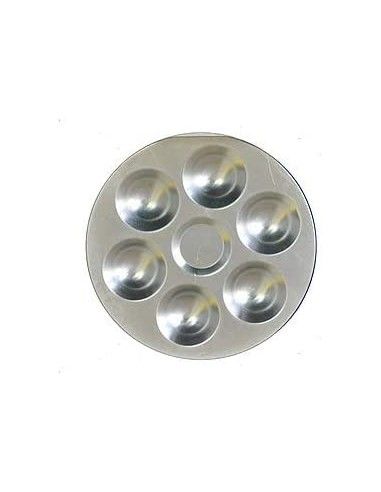 Paleta metalica circular 13cm