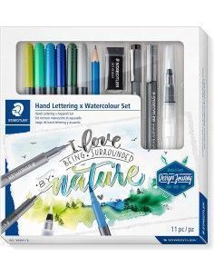 Juego de hand lettering y...