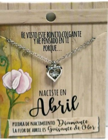Colgante cumpleaños del mes de abril...