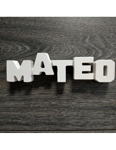 Letrero mdf friends color blanco