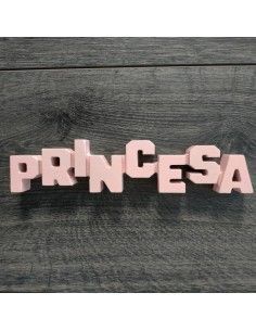 Letrero de madera princesa...