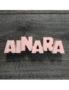 Letrero de madera de nombre...