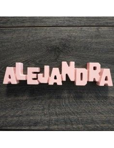 Letrero de madera de nombre...